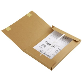 齐心（COMIX） AP-40 本色高档纯木浆牛皮纸(厚实型)档案盒/资料盒 A4 40mm 10个装