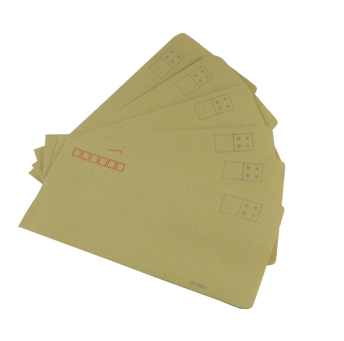 风彩 牛皮纸信封20个装7号纯木浆牛皮信封 邮局专用信封