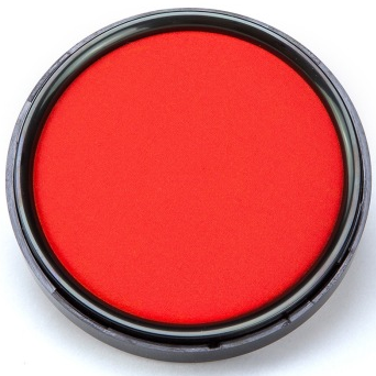 齐心（COMIX）B3747 秒干印台/印泥 中号(Ф70mm)红色