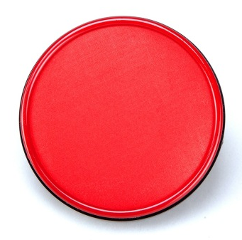 齐心（COMIX）B3736 快干印台/印泥圆形铁壳(Ф105mm)红色