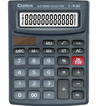 齐心（COMIX） C-838 小台经典桌面型办公计算器 12位