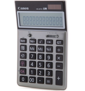 佳能（Canon）HS-20TG 环保桌面式计算器