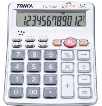 信发（TRNFA) TA-5202 真人发音 计算器