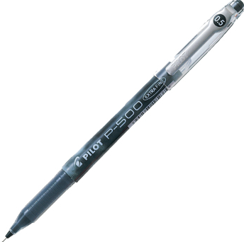 百乐（Pilot）财务用笔BL-P50顺滑针嘴水笔0.5mm中性笔（12支装） 黑色