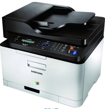 三星 SCX-3306FN 彩色激光多功能一体机 A4 黑白色 打印、复印、扫描、传真