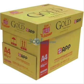 金光（APP）金旗舰超质感 80克 A4 复印纸（5包/箱）