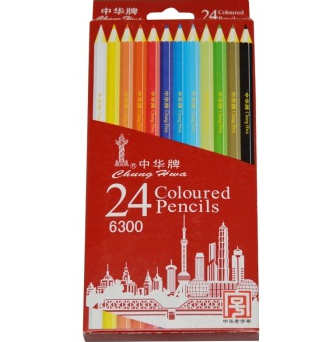 中华牌（CHUNGHWA） 6300 24色彩色铅笔