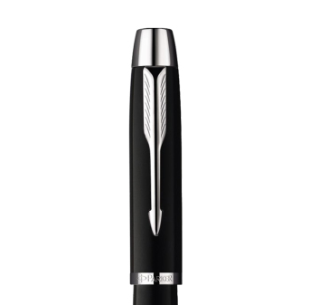 PARKER 派克 IM纯黑丽雅白夹夹墨水笔 钢笔