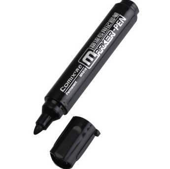 齐心（COMIX） MK818 物流记号笔 12支装 黑色