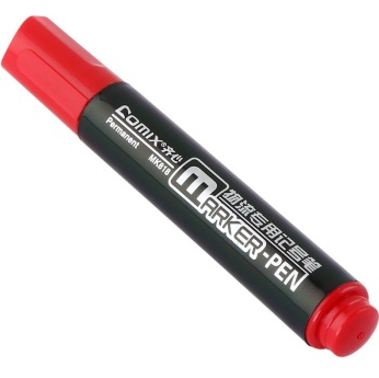 齐心（COMIX） MK818 物流记号笔 12支装 红色