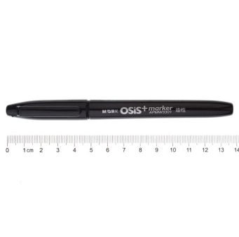 晨光（M&G）APMW3301 单头记号笔 12支/盒 黑色