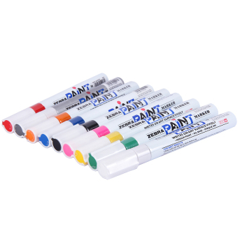 斑马（ZEBRA）大漆油笔MOP-200M记号笔 油漆笔2.8mm1支装 （多色可选）