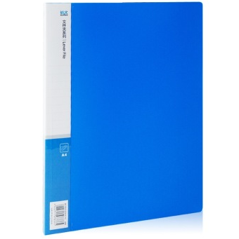 广博（GuangBo） A2082 PP文件夹/资料夹/双强力夹A4 锐文系列（蓝色） 单只装