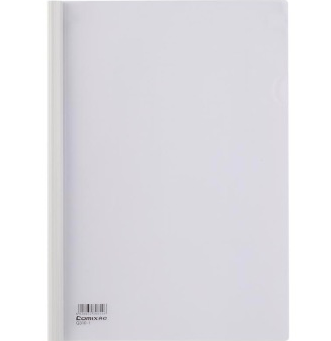 齐心（COMIX）Q310-1 报告夹抽杆式 A4 10个装 白色