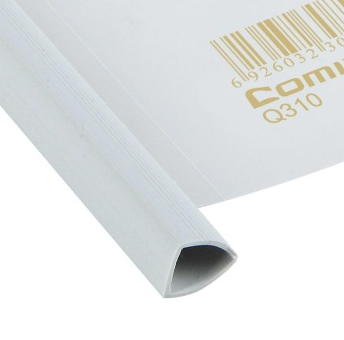 齐心（COMIX）Q310 加厚型抽杆式报告夹 A4 10个装 白色