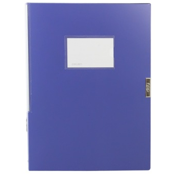 得力(deli) 5684 ABA系列A4/75mm档案盒 蓝色 单只装