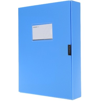 三木（SUNWOOD）HC-55标准型档案盒/资料盒(背宽55mm)A4.2英寸（蓝色）