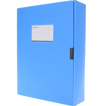 三木（SUNWOOD）HC-75标准型档案盒/资料盒(背宽75mm)A4.3英寸（蓝色）