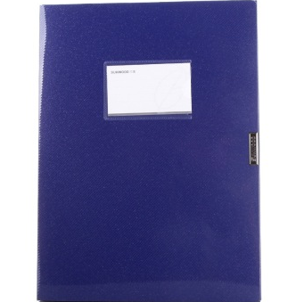 三木（SUNWOOD)FB4001炫色系列档案盒A4.2寸/资料盒--蓝色