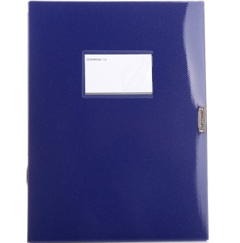 三木（SUNWOOD)FB4000炫色系列档案盒A4.1.5寸/资料盒--蓝色