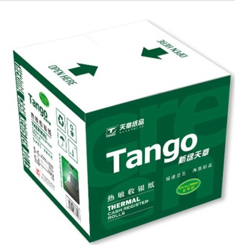天章(TANGO) 新绿天章57mm*50mm(足径)热敏收银纸20米/卷(100卷/箱)