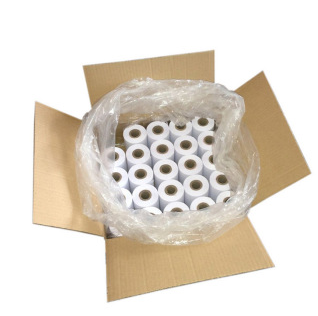 五星75x60mm收银机POS机双层小票打印纸 无碳收银纸 两联小票纸 收银纸1箱