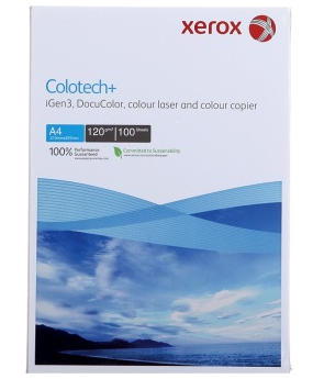 施乐（Xerox） Colotech 120g A4 彩激纸 100张/包,单包销售