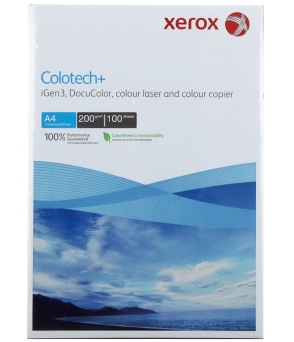 施乐（Xerox） Colotech 200g A4 彩激纸 100张/包,单包销售