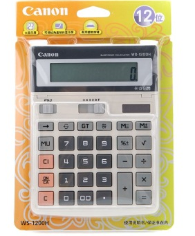 佳能（Canon）WS-1200H 12位数电子计算器