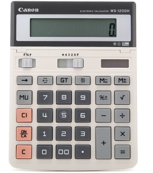 佳能（Canon）WS-1200H 12位数电子计算器
