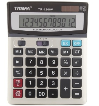 信发（TRNFA) TR-1200V 12位数快速反应电子计算器