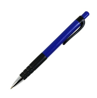 得力(deli)6505 0.7mm 掀动圆珠笔 蓝色 12支盒装