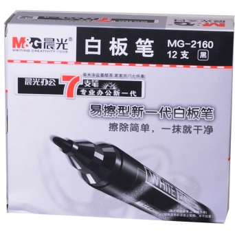 晨光 （M&G）2160 白板笔（黑）12支装