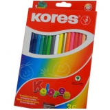 高乐士（Kores) 100136 36色六角形彩色铅笔36支/盒（另有12色/盒  24色/...