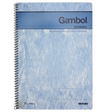 渡边GAMBOL 6号（B5、50页/本）螺旋装订笔记本S6503（179*252mm）杂色1...