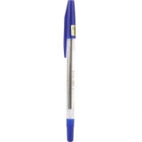 金万年（Genvana） G-3007B 圆珠笔便利0.7MM透明杆-蓝色 (24支装)