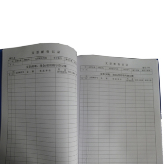 成文厚16K22K(大小本子)现金日记账银行存款账发票登 16开支票登记簿
