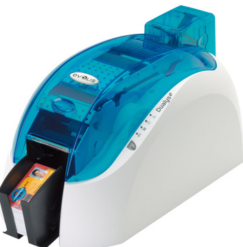 爱丽斯 Dualys 3 双面人像证卡打印机 双面 宝蓝色 25秒/每张、300DPI、USB接口、CR-80