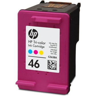 惠普(HP) CZ638AA 46彩色墨盒 （适用HP DJ 2020hc/2520hc）