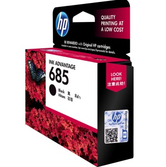 惠普（HP）CZ121AA 685黑色墨盒 （适用 HP DeskJet 3525/4615/4625/5525）