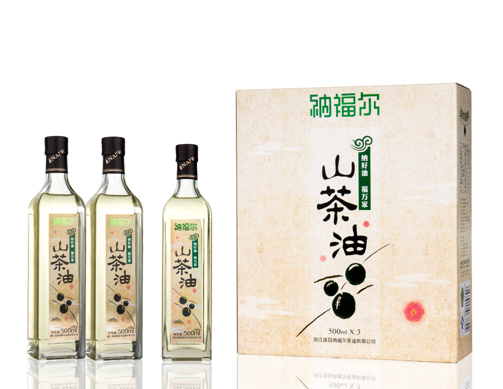 纳福尔山茶油精致礼盒 500ml*3