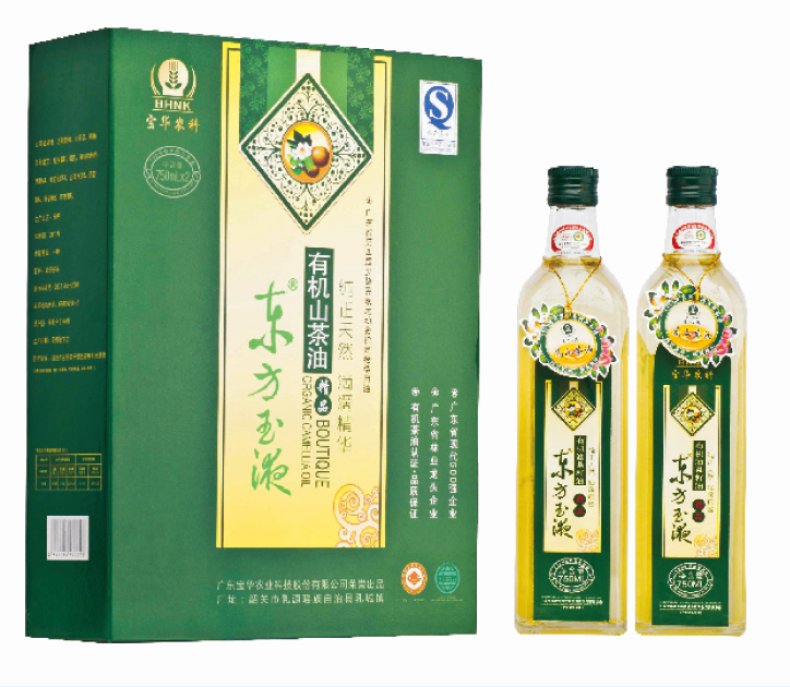 东方玉液 有机茶油简装礼盒500ml*2