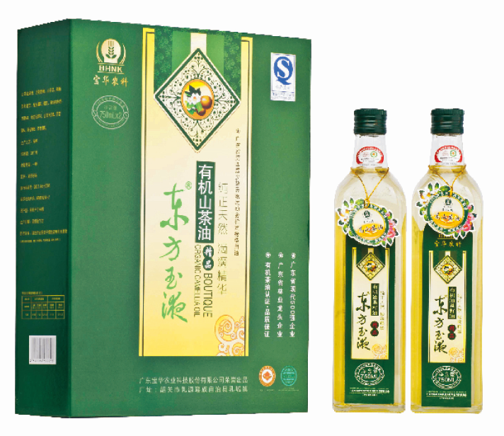 东方玉液 有机茶油精装礼盒750ml*2