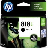 惠普（HP）CN639ZZ 818L号黑色墨盒 （适用Deskjet D1668 D2568 ...