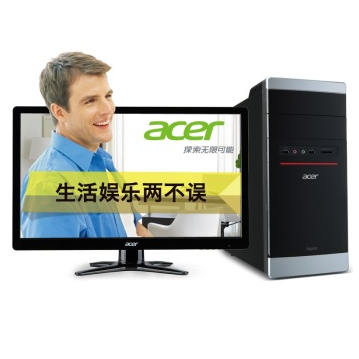 宏碁（acer） AT7-N52 台式电脑 （G3240双核 4G 500G 集显 DVD 键鼠 win8.1 ）21.5英寸