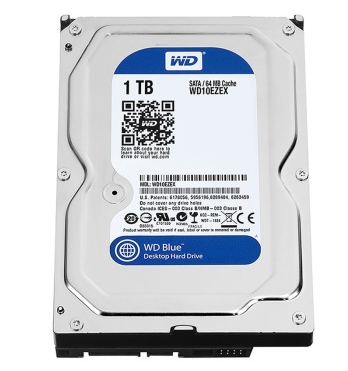 西部数据(WD)蓝盘 1TB SATA6Gb/s 7200转64M 台式机硬盘(WD10EZEX)