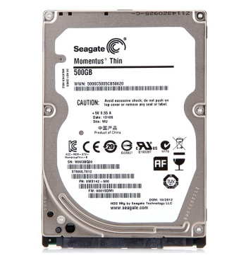 希捷(seagate) 500G ST500LT012 5400转16M SATAIII 7毫米 笔记本超薄硬盘