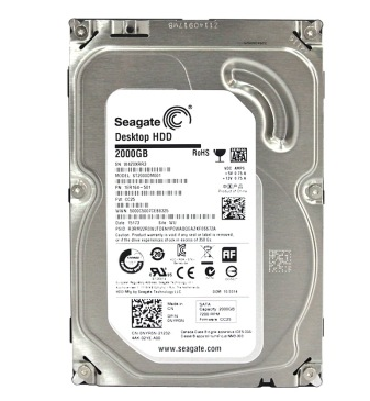 希捷（Seagate）2TB ST2000DM001 7200转64M SATA 6Gb/秒 台式机硬盘