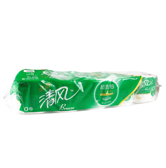 清风超质感系列卷筒纸 B22ATSX（三层,10卷/提,145g）