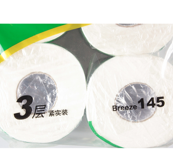 清风超质感系列卷筒纸 B22ATSX（三层,10卷/提,145g）